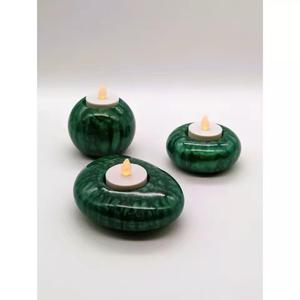 Portavelas de metal martillado de diseño único Foryoudecor con una taza de vidrio martillado - Product Image 4