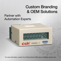 Timer Elektronik C-lin HHS2-1(DHC3L) Otomatisasi Kontrol Industri 9999 jam 59 menit 59 detik AC220V