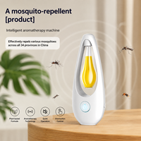 Humidificateur d'air 50 ml, diffuseur d'huiles essentielles à 4 réglages, 500 m² Diffuseur d'arômes portable mini pour chambre à coucher