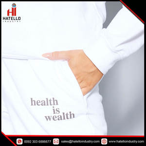 Chándal deportivo de algodón personalizado para mujer, ropa deportiva de talla grande, para gimnasio, con forro polar liso, chándal personalizado de Color para trotar - Product Image 2