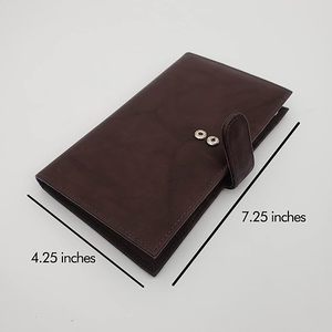Cartera ligera de tendencia OEM para hombre, botón de cierre a presión, piel auténtica duradera de alta calidad, logotipo personalizado, precio al por mayor largo - Product Image 3