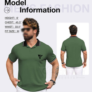 Custom Made High Quality Polo T-Shirts For Men Summer <b>Clothes</b> Customized Color Short Sleeve 100% Cotton Polo T-Shirt - Product Image 5
