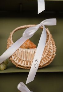 Cesta de Mimbre Tejida a Mano, Organizador de Ratán Natural con Asa para Exhibición de Regalos y Almacenamiento en el Hogar, Hecho por VgreenArt - Product Image 5