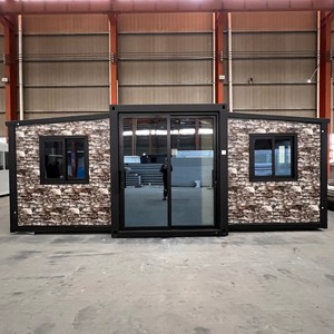 แผงผนังหินวัฒนธรรม20FT ได้รับการรับรอง CE <span class=keywords><strong>บ้าน</strong></span>แบบแยกส่วนสำเร็จรูปพร้อมห้องครัวในห้องน้ำ - Product Image 2