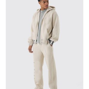 Trajes de chándal para hombre 2 piezas Casual Athletic Jogging Warm Up Full Sets Trajes de chándal - Product Image 4