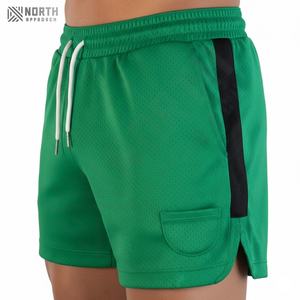 Pantalones Cortos Deportivos de Verano para Hombre, con Logotipo Personalizado, Casuales, de Secado Rápido, de Poliéster y Algodón, Transpirables, con Estampado Sólido, para Correr, Playa y Gimnasio - Product Image 5