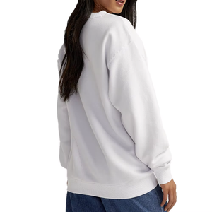 Vente en gros de pull de haute qualité sweat-shirt pour femmes sweat à capuche à col rond surdimensionné avec conception d'épaule tombante - Product Image 5