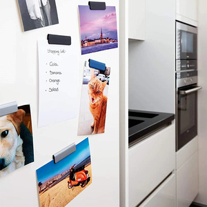 Clip magnétique amovible avec adhésif, <span class=keywords><strong>support</strong></span> mural réutilisable pour notes, photos, affiches, impression UV, taille personnalisée - Product Image 3