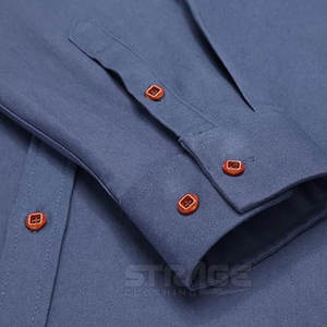 Chemise en jean 100 % coton, coupe décontractée, respirante, écologique, légère, avec coutures soignées et toucher doux. - Product Image 6