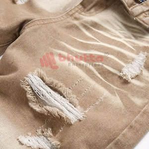 Nuevos pantalones vaqueros de algodón de verano a la moda, diseño de botones, ropa informal cómoda, patrón sólido, impresión Digital, 100% algodón - Product Image 4