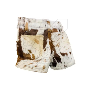 กางเกงขาสั้นหนังวัวแท้สำหรับผู้ชายระบายอากาศได้ดีเป็นมิตรกับสิ่งแวดล้อม - Product Image 3