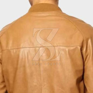 Veste en cuir de haute qualité Logo personnalisé Veste en cuir Vêtements à la mode Veste en cuir pour hommes - Product Image 6