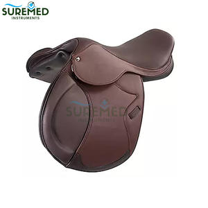 Premium Tack Shop Leather English Racing Jumping Horse <b>Saddle</b> Breathable Durable Reusable Multiple Colours Western - Product Image 3
