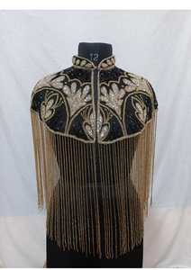 ชุดคลุมทรงเบอร์เลสก์แต่งด้วยลูกปัดปักเลื่อมทรงตรงรอบเอวคอสำหรับเสื้อผ้าเทศกาล - Product Image 4