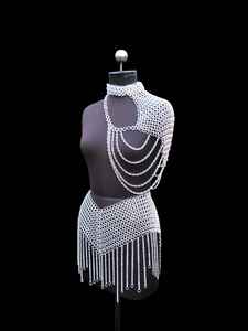 Falda superior de malla de aluminio Medieval para mujer de alta calidad, la empresa de fabricación más grande para eventos históricos de juego de rol de Halloween - Product Image 2