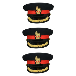 หมวกแก็ปลายทหารปรับได้หลายสีหมวกขนสัตว์ - Product Image 4