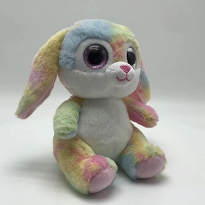 Customized <b>Cute</b> Pastel <b>Bear</b> Plush Pillow 3D Cartoon Soft Embroidered Embossing Printing Stress Relief Easter Gift - Product Image 3