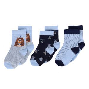 Ensemble de 3 pièces en étain Baby Fant. Chaussettes pour bébé garçon, confortables et mignonnes, lot de trois - Product Image 6