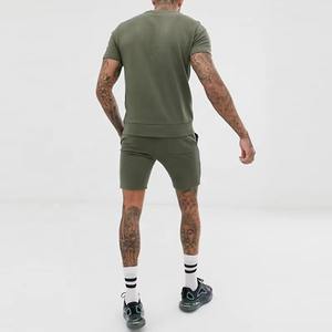 Ensemble de shorts d'été pour hommes, tenue deux pièces, vêtements de sport décontractés - Product Image 2