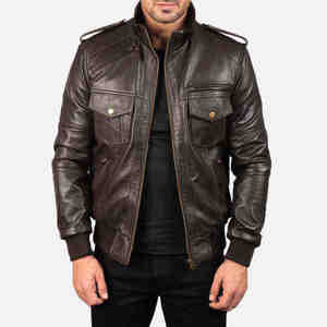 Chaqueta de Cuero Vacuno para Hombre, Nueva Moda, Resistente al Viento, Alta Calidad a Precio Razonable - Product Image 5