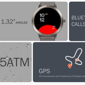 Nouvelle montre connectée AMOLED 5ATM avec GPS intégré, étanche et multilingue - Product Image 3
