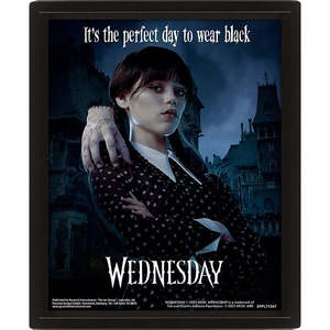 Póster moderno para pared con diseño de 3D Wednesday Perfect Day - Product Image 1