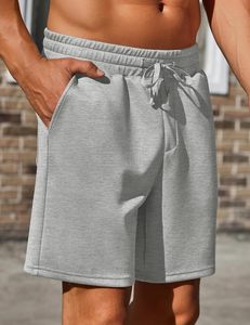 <b>Mens</b> <b>Lounge</b> Sweat <b>Shorts</b>, Casual Elastic Waist Gym Workout <b>Shorts</b> with Drawstring - Product Image 2