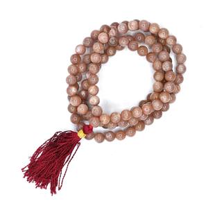 หินซันสโตนสำหรับฝึกสมาธิสำหรับเล่นโยคะ Jap Mala ทำมือลูกปัด108 - Product Image 3