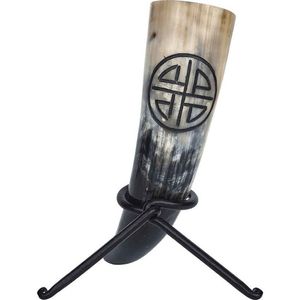 LATEST CUSTOM DESIGN ANINQUE VIKING DRINKING Original Horn with Stand Manufacturer Indian Factory for Christmas Party - Product Image 4