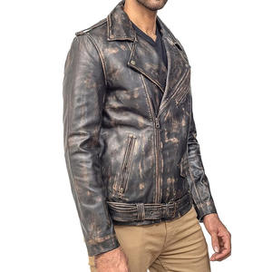 Veste en cuir pour homme, vente chaude, nouvelle mode, veste en cuir d'hiver pour homme, veste en cuir coupe-vent - Product Image 3