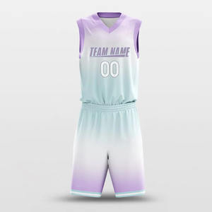 Vente en gros de vêtements de basket-ball ensemble de chemise de basket-ball d'équipe réversible pour hommes uniforme de maillot personnalisé de vêtements de basket-ball uniforme - Product Image 6