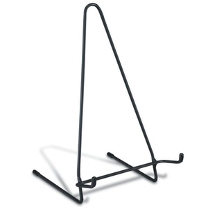 Elegante soporte de placa de hierro negro, estante de hierro puro duradero para utensilios de cocina domésticos, soluciones de organización de almacenamiento y exhibición - Product Image 1