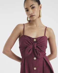 Date Boho bouton Maxi robe ample 100% rayonne écologique lâche plage dames pour l'été grande taille décontracté Maxi robe - Product Image 3