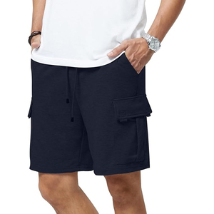 กางเกงขาสั้นผ้าฝ้ายผู้ชาย 100% สวมใส่สบาย สไตล์ลำลอง เอวกลาง แห้งเร็ว ระบายอากาศได้ดี ทนทาน ลายเรียบ น้ำหนักเบา - Product Image 2