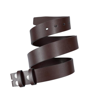 เข็มขัดหนังแท้แบบปรับแต่งได้สไตล์ตะวันตกพร้อมหัวเข็มขัดมีขนาด-ขายส่ง - Product Image 2