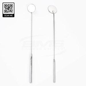 Espejo Laríngeo ENT con Mango Hexagonal de 24 mm, Espejo de Garganta Manual de Acero Inoxidable, Laringoscopia Indirecta, Examen Reutilizable - Product Image 4