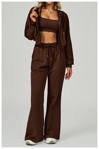 2025 Conjunto de jogging Unisex para mujer, conjunto de Sudadera con capucha lisa, chándales personalizados con logotipo, chándal de chándal en blanco, conjunto de 2 piezas - Product Image 4