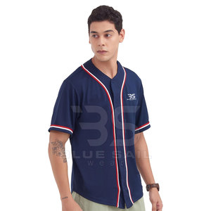 Tissu respirant de maillot de baseball d'équipe sportive de qualité supérieure avec maillot de baseball personnalisé de conception personnalisée - Product Image 4
