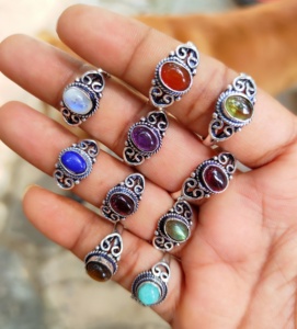 แหวนแฟชั่นเครื่องประดับทองเหลืองกันน้ำสำหรับเป็นของขวัญ005 - Product Image 4