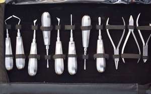 Bộ Dụng Cụ Kéo Thang Máy Phẫu Thuật Nha Khoa Miệng 61 Chiếc Bộ Dụng Cụ Phẫu Thuật Nâng Cao - Product Image 2