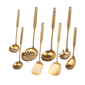 Ensemble de cuisine en laiton personnalisation approvisionnement ustensiles de cuisine fabricant cuillère de cuisson en gros meilleur concepteur - Product Image 2