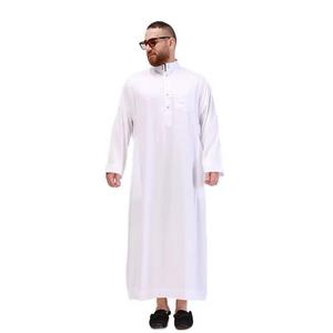 เครื่องแต่งกายอิสลามแบบดั้งเดิม Jubba หรูหราสีดำสไตล์อาหรับ Jubba - Product Image 1