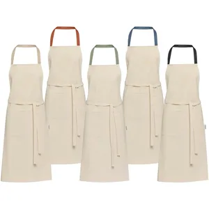 Tablier en coton recyclé Nia, produit de merchandising durable - Product Image 6