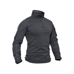 Maillot de paintball tactique en tissu respirant haute performance avec col zippé et empiècements rembourrés sur les bras pour le paintball professionnel - Product Image 3