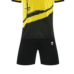 2026 Top Selling Club Team <b>Soccer</b> Training Uniform Solid Color Jersey & Short Sets with Custom Logo - Product Image 4