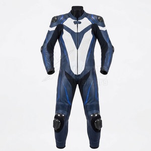 Traje de Cuero Profesional para Motociclismo con Características de Seguridad para Pistas y Eventos de Carreras de Motos, Tallas Grandes Disponibles - Product Image 5