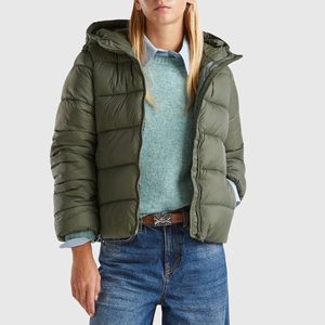 Chaqueta de Plumón de Moda 2025, Chaqueta de Plumón de Manga Larga para Invierno, Abrigo Cálido y Transpirable para Mujer, Talla Grande - Product Image 5