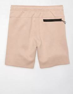 Pantalones cortos de gimnasio de Color sólido beige, pantalones cortos de alta calidad hechos a medida para hombres, ropa de calle, pantalones cortos de gimnasio de entrenamiento deportivo de moda - Product Image 2