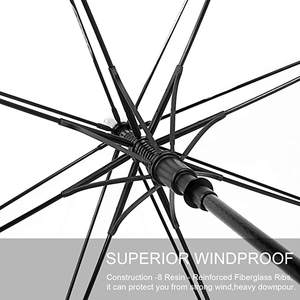 Vente en gros pas cher, grand <span class=keywords><strong>parapluie</strong></span> droit semi-automatique transparent transparent pour mariage, <span class=keywords><strong>parapluie</strong></span> de golf avec logo personnalisé pour adultes - Product Image 3