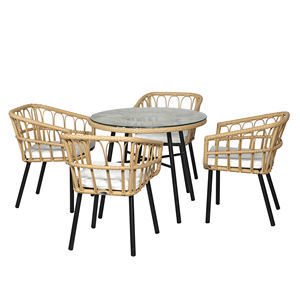 TABLE À MANGER AVEC DESSUS EN VERRE TREMPÉ (LCO/075/002) - Product Image 3